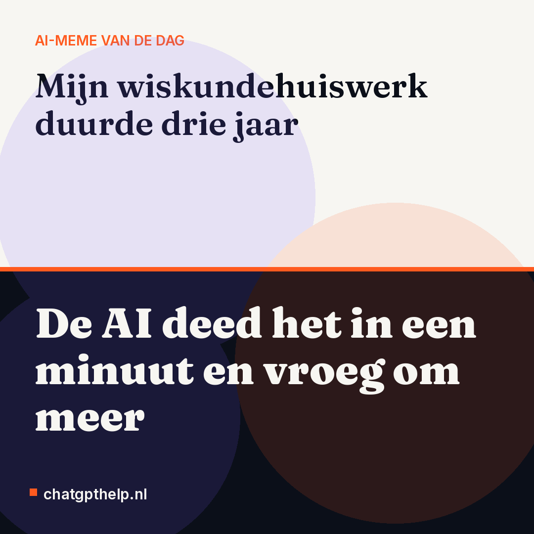 OpenAI's wiskundemodel loste in minuten op waar wiskundigen jaren over deden, en verveelt zich nu.