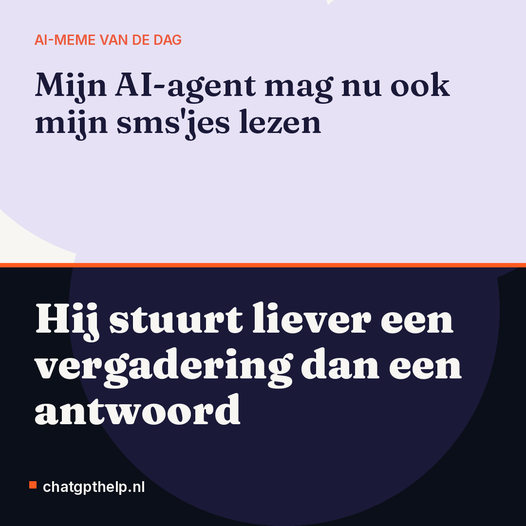 AI-agent in je berichten is handig tot hij zelf besluit wat belangrijk is.