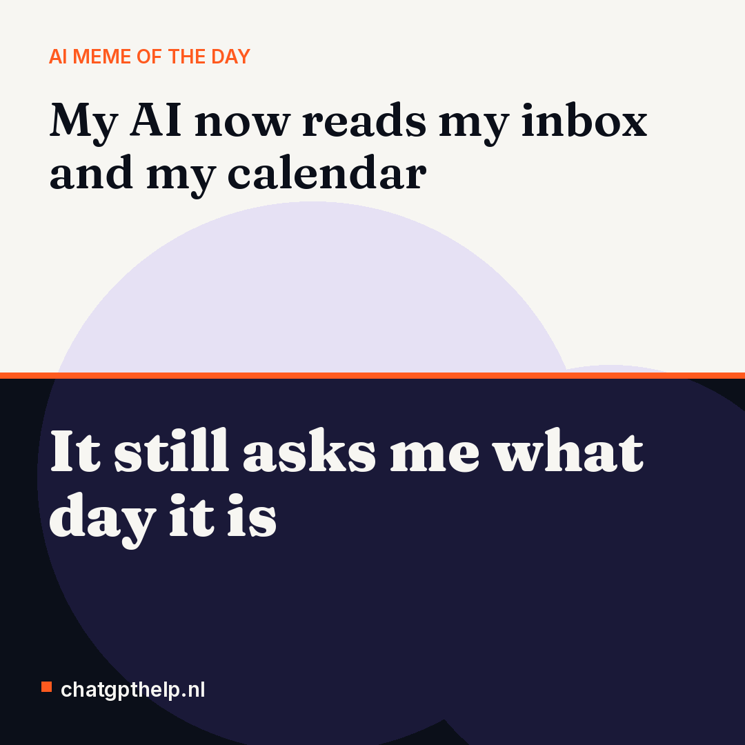 ChatGPT can reach iCloud Mail and Apple Calendar, yet the weekday is still a mystery.