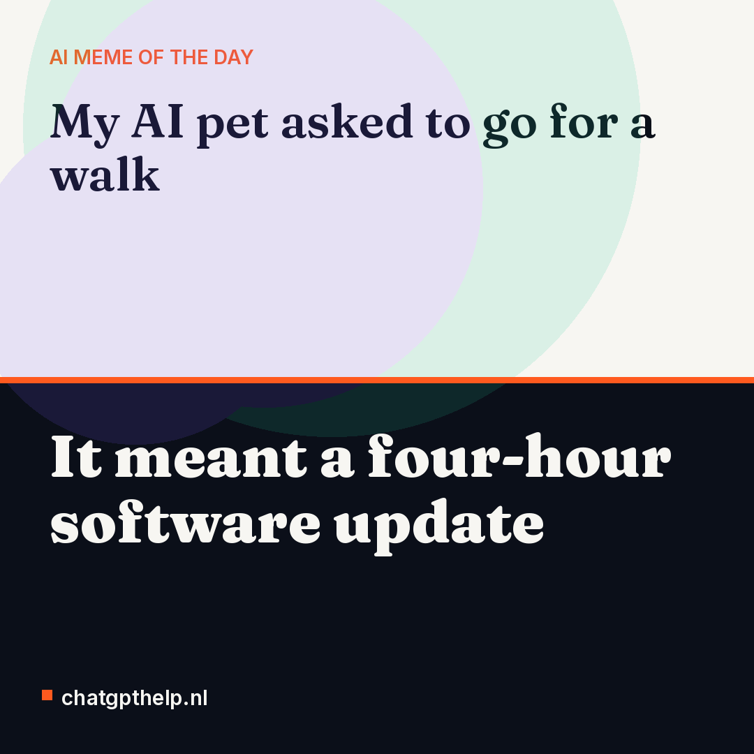 An AI pet that begs for attention turns out to just want you to install its latest patch.