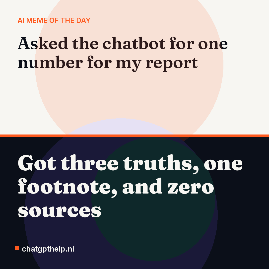 A chatbot confidently handing over three different answers to a single question.